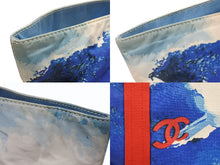 画像をギャラリービューアに読み込む, CHANEL シャネル サーフライン ラージ トートバッグ 7番台 ココマーク キャンバス マルチカラー ヴィンテージ 良品 中古 4b007949