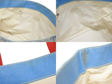 画像をギャラリービューアに読み込む, CHANEL シャネル サーフライン ラージ トートバッグ 7番台 ココマーク キャンバス マルチカラー ヴィンテージ 良品 中古 4b007949