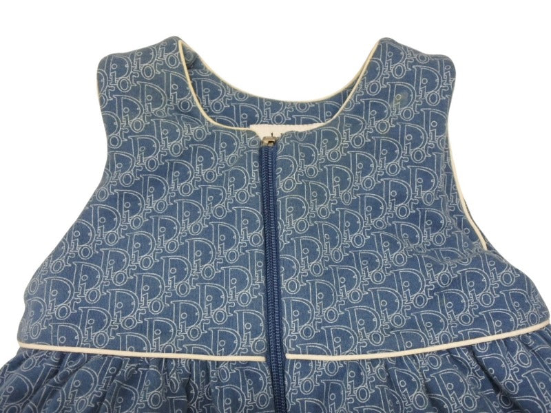 Christian Dior クリスチャンディオール Baby Dior ベイビー用品 baby sleeping back 寝袋 ブルー 美品 中古 4b007956