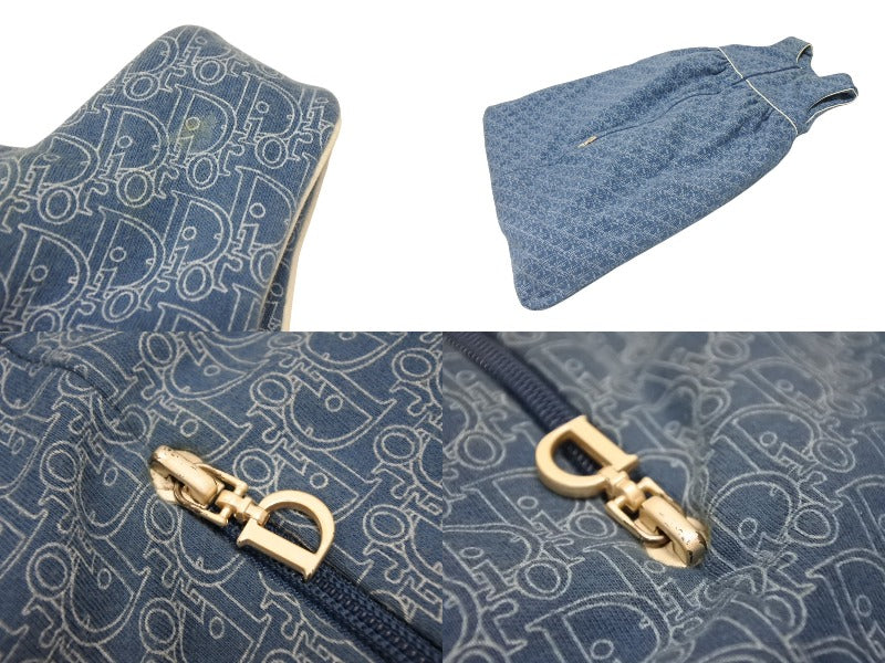Christian Dior クリスチャンディオール Baby Dior ベイビー用品 baby sleeping back 寝袋 ブルー 美品 中古 4b007956