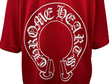 画像をギャラリービューアに読み込む, 極美品 CHROME HEARTS クロムハーツ MATTY BOY MESH VARSITY JERSEY メッシュ 半袖Tシャツ カットソー サイズM レッド 中古 4b007959