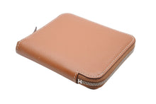 画像をギャラリービューアに読み込む, HERMES エルメス コインケース アザップコンパクトシルクイン ヴォーエプソン AU刻印 ゴールド シルバー金具 美品 中古 4b007963