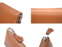 画像をギャラリービューアに読み込む, HERMES エルメス コインケース アザップコンパクトシルクイン ヴォーエプソン AU刻印 ゴールド シルバー金具 美品 中古 4b007963