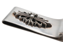 画像をギャラリービューアに読み込む, 極美品 CHROME HEARTS クロムハーツ スモール ラージフローラルクロス マネークリップ 重量93.8g シルバー925 中古 4b007965