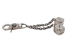画像をギャラリービューアに読み込む, CHROME HEARTS クロムハーツ DICE DBL KEY CHAIN ダブルダイス キーチェーン 重量約83.0g 2013/.925刻印 シルバー925 美品 中古 4b007966