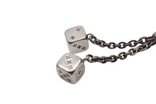 画像をギャラリービューアに読み込む, CHROME HEARTS クロムハーツ DICE DBL KEY CHAIN ダブルダイス キーチェーン 重量約83.0g 2013/.925刻印 シルバー925 美品 中古 4b007966