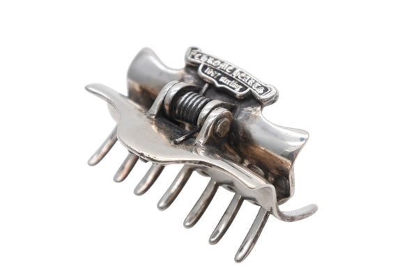 極美品 CHROME HEARTS クロムハーツ バレッタ CHプラス ヘアクリップ ヘアピン 重量20.8g 1997 Sterling刻印 シルバー925 中古 4b007967