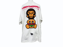 画像をギャラリービューアに読み込む, A BATHING APE BAPE GALLERY x VANDY THE PINK アベイシングエイプ ヴァンディザピンク FW24 Baby Milo Tee Tシャツ ホワイト サイズXL 美品 中古 4b007978