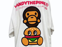画像をギャラリービューアに読み込む, A BATHING APE BAPE GALLERY x VANDY THE PINK アベイシングエイプ ヴァンディザピンク FW24 Baby Milo Tee Tシャツ ホワイト サイズXL 美品 中古 4b007978