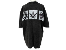 画像をギャラリービューアに読み込む, 新品未使用 TERRI テリー プリントTシャツ 半袖Tシャツ トップス コットン ウォッシュドブラック サイズL 中古 4b007980