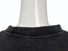 画像をギャラリービューアに読み込む, 新品未使用 TERRI テリー プリントTシャツ 半袖Tシャツ トップス コットン ウォッシュドブラック サイズL 中古 4b007980