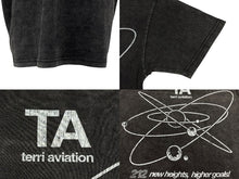 画像をギャラリービューアに読み込む, 新品未使用 TERRI テリー プリントTシャツ 半袖Tシャツ トップス コットン ウォッシュドブラック サイズL 中古 4b007980