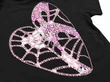 画像をギャラリービューアに読み込む, 新品未使用 REVENGE Valentine Revenge リベンジ バレンタイン 半袖Ｔシャツ コットン ブラック ピンク パープル サイズL 中古 4b007981