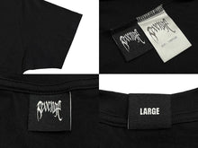 画像をギャラリービューアに読み込む, 新品未使用 REVENGE Valentine Revenge リベンジ バレンタイン 半袖Ｔシャツ コットン ブラック ピンク パープル サイズL 中古 4b007981