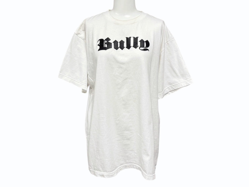 Kanye West カニエウェスト Bully 半袖Tシャツ ホワイト サイズL 美品 中古 4b007983