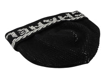 画像をギャラリービューアに読み込む, 新品同様 CHANEL シャネル ビーニー ニットキャップ ニット帽 AA8449 ロゴ カシミヤ ブラック ホワイト 中古 4b007994