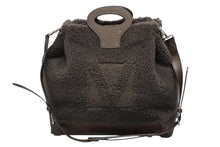 Load image into Gallery viewer, LOUIS VUITTON ルイヴィトン ハンドバッグ ショルダーバッグ カバ・オ M94421 カーフスキン ラムファー ブラウン カーキ 美品 中古 4b007997