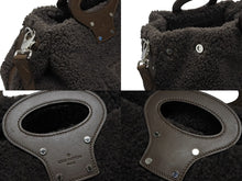 Load image into Gallery viewer, LOUIS VUITTON ルイヴィトン ハンドバッグ ショルダーバッグ カバ・オ M94421 カーフスキン ラムファー ブラウン カーキ 美品 中古 4b007997