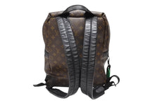 画像をギャラリービューアに読み込む, LOUIS VUITTON ルイヴィトン LVラバー ディスカバリー バックパック PM M57965 ブラウン PVC レザー ブラック金具 美品 中古 4b07998