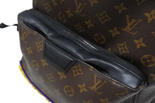 画像をギャラリービューアに読み込む, LOUIS VUITTON ルイヴィトン LVラバー ディスカバリー バックパック PM M57965 ブラウン PVC レザー ブラック金具 美品 中古 4b07998