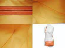 画像をギャラリービューアに読み込む, 極美品 GOYARD ゴヤール カップヴェールPM ショルダーバッグ オレンジ PVC レザー シルバー金具 中古 4b008005