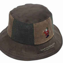 Load image into Gallery viewer, CASTELBAJAC +2 NATURE カステルジャック ナチュール バケットハット ポリエステル コットン ウール ブラウン カーキ サイズ4 美品 中古 4b008043