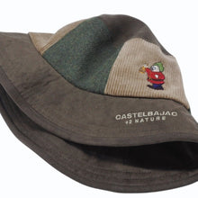Load image into Gallery viewer, CASTELBAJAC +2 NATURE カステルジャック ナチュール バケットハット ポリエステル コットン ウール ブラウン カーキ サイズ4 美品 中古 4b008043
