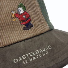 Load image into Gallery viewer, CASTELBAJAC +2 NATURE カステルジャック ナチュール バケットハット ポリエステル コットン ウール ブラウン カーキ サイズ4 美品 中古 4b008043