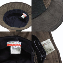 Load image into Gallery viewer, CASTELBAJAC +2 NATURE カステルジャック ナチュール バケットハット ポリエステル コットン ウール ブラウン カーキ サイズ4 美品 中古 4b008043