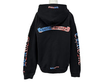 画像をギャラリービューアに読み込む, CHROME HEARTS クロムハーツ × MATTY BOY マッティボーイ PPO America Hoodie 星条旗プルオーバーフーディー サイズL 美品 中古 4b008046