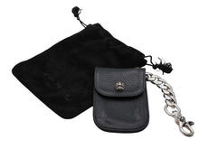 画像をギャラリービューアに読み込む, 極美品 CHROME HEARTS クロムハーツ キーケース キーリング 1クリップ クラシックチェーン レザー シルバー925 中古 4b008048