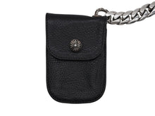 画像をギャラリービューアに読み込む, 極美品 CHROME HEARTS クロムハーツ キーケース キーリング 1クリップ クラシックチェーン レザー シルバー925 中古 4b008048