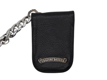 画像をギャラリービューアに読み込む, 極美品 CHROME HEARTS クロムハーツ キーケース キーリング 1クリップ クラシックチェーン レザー シルバー925 中古 4b008048