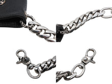 画像をギャラリービューアに読み込む, 極美品 CHROME HEARTS クロムハーツ キーケース キーリング 1クリップ クラシックチェーン レザー シルバー925 中古 4b008048
