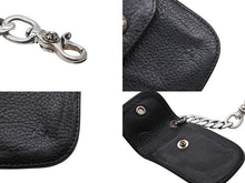 画像をギャラリービューアに読み込む, 極美品 CHROME HEARTS クロムハーツ キーケース キーリング 1クリップ クラシックチェーン レザー シルバー925 中古 4b008048