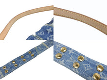 画像をギャラリービューアに読み込む, 極美品 LOUIS VUITTON ルイヴィトン パッチワーク ポスティ メッセンジャーバッグ M95374 モノグラムデニム ブルー 中古 4b008049