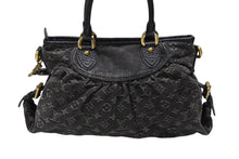 Load image into Gallery viewer, 極美品 LOUIS VUITTON ルイヴィトン LV ネオカヴィ MM ハンドバッグ M95351 モノグラム デニム ブラック 2WAY ゴールド金具 中古 4b008050