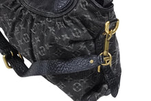 Load image into Gallery viewer, 極美品 LOUIS VUITTON ルイヴィトン LV ネオカヴィ MM ハンドバッグ M95351 モノグラム デニム ブラック 2WAY ゴールド金具 中古 4b008050