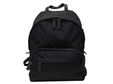 画像をギャラリービューアに読み込む, PRADA プラダ リュック バックパック 2VZ066 トライアングルロゴ ナイロン ブラック シルバー金具 良品 中古 4b008056