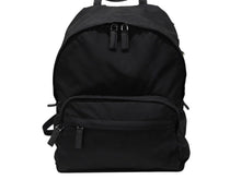画像をギャラリービューアに読み込む, PRADA プラダ リュック バックパック 2VZ066 トライアングルロゴ ナイロン ブラック シルバー金具 良品 中古 4b008056