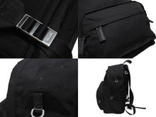 画像をギャラリービューアに読み込む, PRADA プラダ リュック バックパック 2VZ066 トライアングルロゴ ナイロン ブラック シルバー金具 良品 中古 4b008056