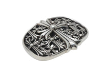 画像をギャラリービューアに読み込む, 極美品 CHROME HEARTS クロムハーツ BUCKL CEMETERY 1.5 セメタリークロスバックル 重量約283.8g 2003/.925刻印 シルバー925 中古 4b008060