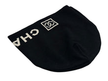 画像をギャラリービューアに読み込む, CHANEL シャネル Embroidered CC Logo Beanie ビーニー ニットキャップ ONE SIZE スポーツライン ココマーク ブラック 美品 中古 4b008061