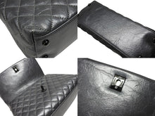 画像をギャラリービューアに読み込む, CHANEL シャネル トップハンドル フラップバッグ ハンドバッグ 29番台 ココハンドル ココマーク シルバー カーフレザー 美品 中古 4b008073