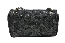 画像をギャラリービューアに読み込む, 極美品 CHANEL シャネル マトラッセ23 Sフラップ Wチェーンショルダーバッグ 12番台 ココマーク スパンコール シルバー金具 中古 4b008075