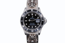 画像をギャラリービューアに読み込む, 極美品 ROLEX ロレックス CHROME HEARTS クロムハーツ フローラルクロス ファンシーリンク ウォッチバンド サブマリーナ 中古 4b008081