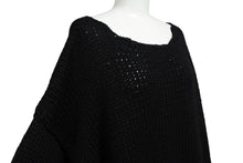 画像をギャラリービューアに読み込む, 新品未使用 CHROME HEARTS クロムハーツ Cashmere Cross Patch Sweater カシミヤ クロスパッチセーター ONE SIZE シルバー925 中古 4b008083