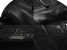 画像をギャラリービューアに読み込む, 新品未使用 CHROME HEARTS クロムハーツ ミディアム フルセメタリークロスパッチ ラージクロスジムバッグ シルバー925 現行型 中古 4b008086