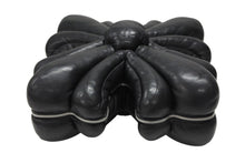 画像をギャラリービューアに読み込む, 極美品 CHROME HEARTS クロムハーツ 3D CH PLUS PILLOW LEATHER 3D CHプラス レザークッション ブラック シルバー925 中古 4b008089