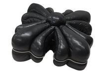 画像をギャラリービューアに読み込む, 極美品 CHROME HEARTS クロムハーツ 3D CH PLUS PILLOW LEATHER 3D CHプラス レザークッション ブラック シルバー925 中古 4b008089